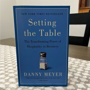 Setting the Table Book by Danny Meyer - Blue Cover